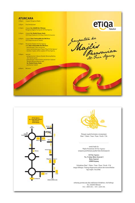 Fqemo Design Invitation Card Etiqa Takaful