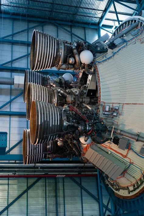 Saturn V Rocket Engine Exhaust Editorial Photo Image Of Lunar