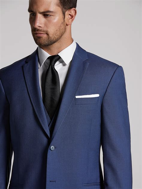 Blue Wedding Suit By Calvin Klein Suit Rental