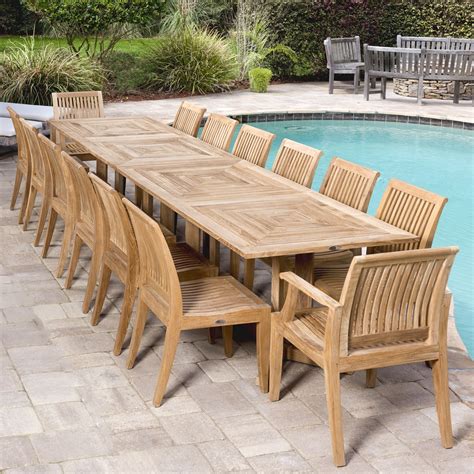 5 out of 5 stars. Teak Dining Set for 14 People | Westminster Teak