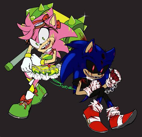 Rosy And Sonicexe By Banu By2000 On Deviantart