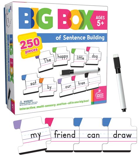 Carson Dellosa Education Big Box Of Sentence Building 250 Pieces