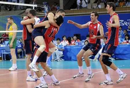 Volleyball is one of the sports that is played at the summer olympic games in two disciplines: United States wins men's volleyball Olympic gold -- china ...