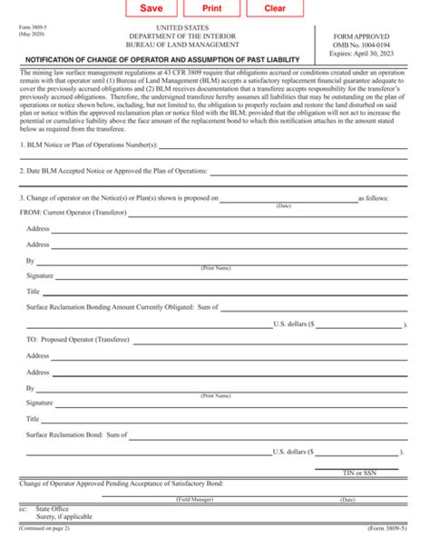 Form 3809 5 Fill Out Sign Online And Download Fillable Pdf
