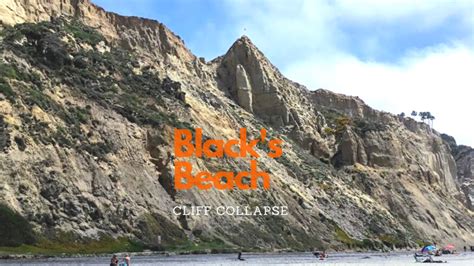 Blacks Beach Cliff Collapse I Was There San Diego Beach Secrets