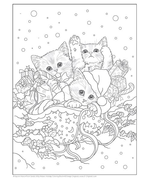 Kawaii Cute Christmas Coloring Pages K Music