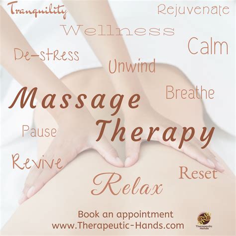 Reset Renew Revive Get A Massage Massage Therapy Massage Therapy