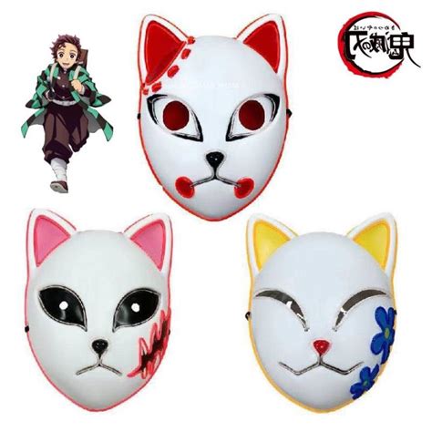 【ready Stock😎】 Anime Demon Slayer Tanjiro Mask Kimetsu No Yaiba Mugen