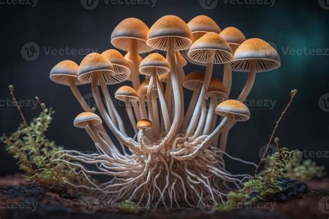 Psilocybe Cubensis Magic Psilocybin Mushrooms 22081568 Stock Photo At