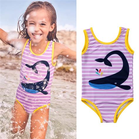 2018 Brand New Infant Child Cute Kids Toddler Baby Girl Bikini Whale