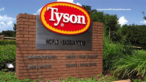 Tyson Foods Corporate Office Headquarters Address Phone Number And Mail Id