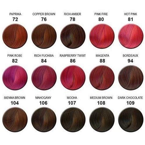 Always follow the instruction leaflet and read the safety information. Creative Image Adore Semi-Permanent Hair Color