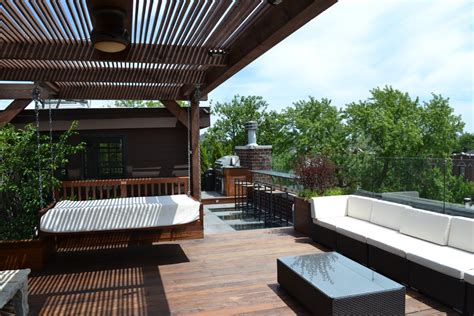 Urban Rooftop In Lakeview Contemporary Deck Chicago By Chicago