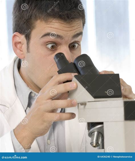 Young Scientist Discovering Something Stock Photo Image 6436240