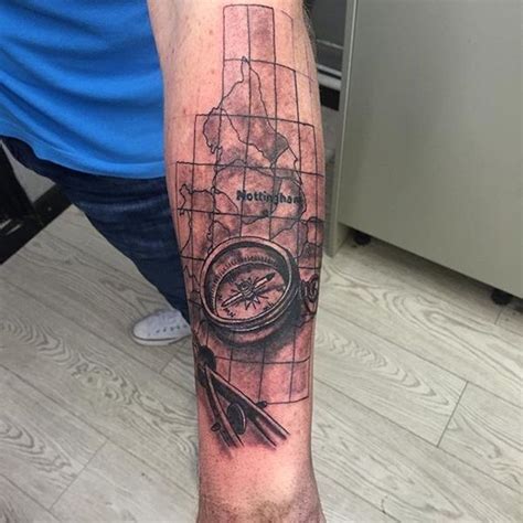 90 Artistic And Eye Catching Compass Tattoo Designs Compass Tattoo