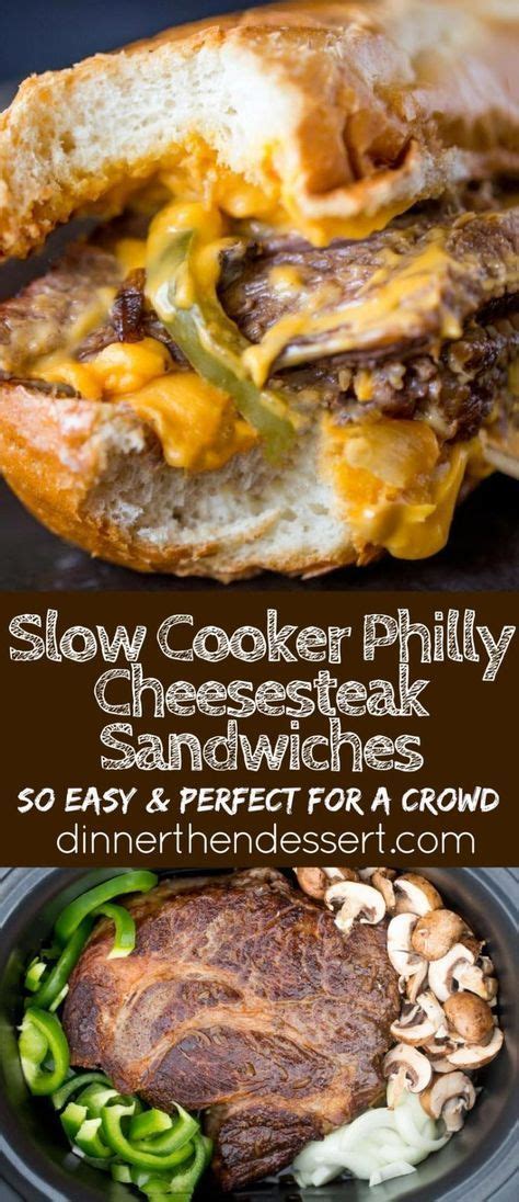 With no authentic philly cheese steak near me (i'm far from philadelphia), if i wanted a truly awesome philly cheesesteak, i was going to have to make my own. Slow Cooker Philly Cheese Steak Sandwiches that are so ...