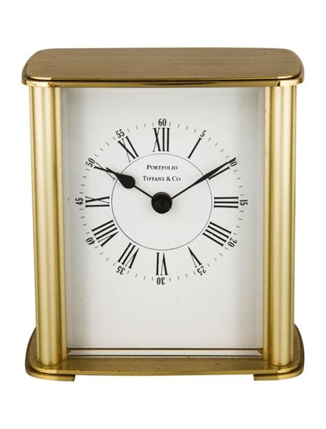 Tiffany And Co Portfolio Clock Decor And Accessories Tif61695 The