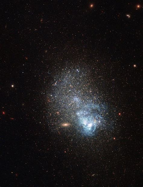 The Dwarf Galaxy Markarian 209 Galaxies Of This Type Are Blue Hued
