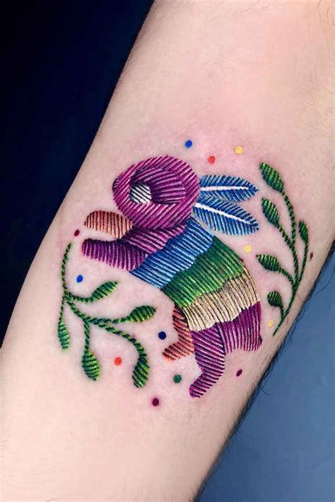 Embroidery Tattoo A Recent Trend Or A Historical Legacy