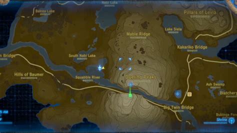 The Legend Of Zelda Breath Of The Wild Detailed Map Images Reveals