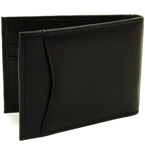 Rfid money clip front pocket wallet double diamond by alpine swiss msrp $50.00 our new signature collection features the classic alpine swiss style a mens wallet with money clip may be a small accessory, but it usually makes a big fashion statement. Alpine Swiss Mens Bifold Money Clip Spring Loaded Leather ID Front Pocket Wallet | eBay