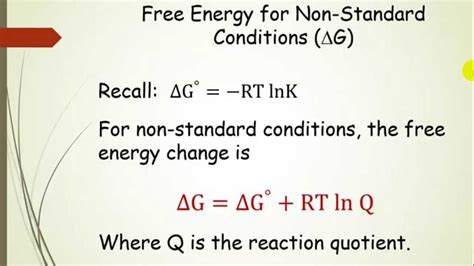 The reason why the sport is called. Free Energy (delta G) and Equilibrium (Pt 8) - YouTube
