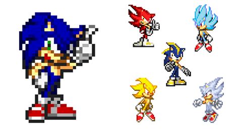 Classic Sonic Transformation Sprites
