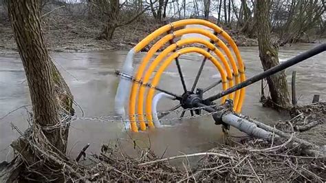 This Clever Water Wheel Pump Uses Energy From Flowing River