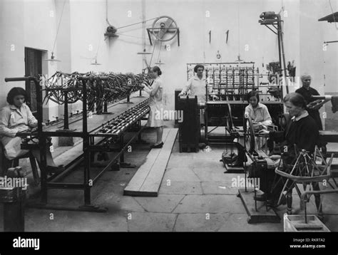 Silk Factory Florence 1930 Stock Photo Alamy