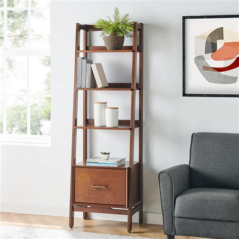 Shop the mahogany bookcases and étagères collection on chairish, home of the best vintage and used furniture, decor and art. Crosley Landon 4 Shelf Narrow Etagere Bookcase in Mahogany ...