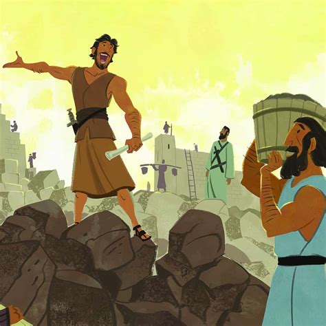 Nehemiah And The Wall Bible Lesson For Older Preschoolers