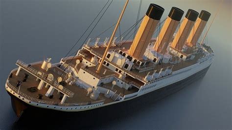 Titanic Ship 3d Model Cgtrader