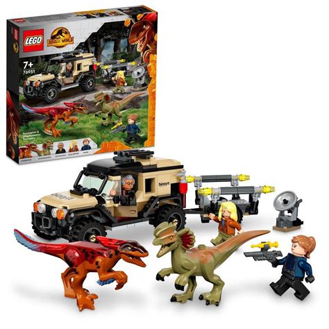 Buy Lego® Jurassic World Pyroraptor And Dilophosaurus Transport 76951 Building Toy Set 254 Pieces