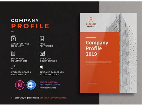 Free Business Profile Template Word