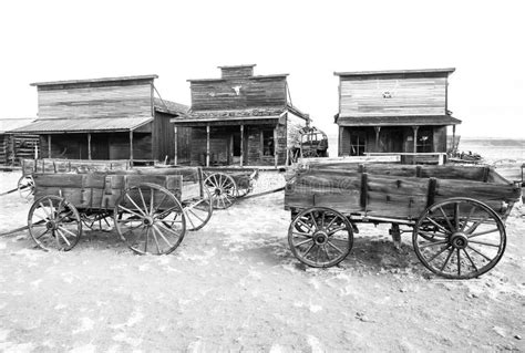 Old West Old Trail Town Cody Wyoming Usa Stock Image Image Of