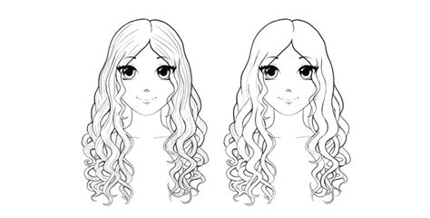 How To Draw Chibi Curly Hair