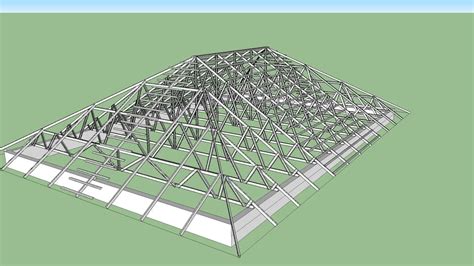Cara Membuat Rangka Atap Baja Ringan Di Sketchup 3d W