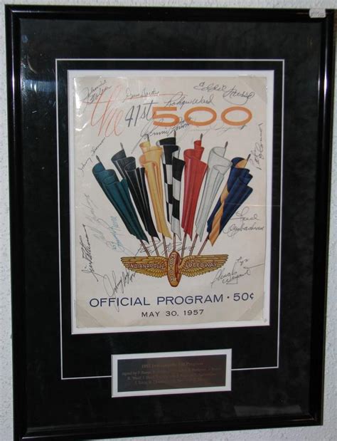 Collector Studio Fine Automotive Memorabilia 1957 Indy 500 Multi