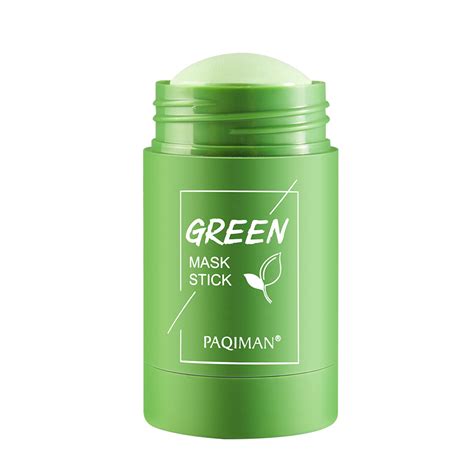 Green Tea Purifying Clay Facial Mask Stick Deep Cleansing Oil Control