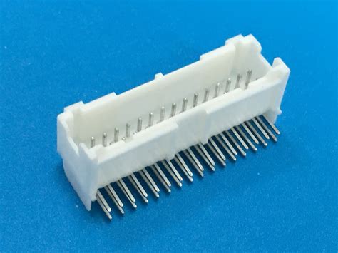 Right Angle Dip 20 Pin Pcb Stacking Connectors For Awg18 22 Applicable Wire