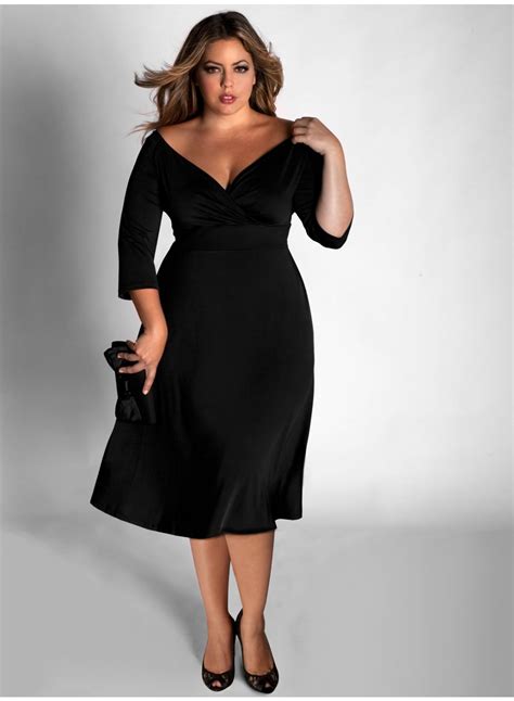 Plus Size Cocktail Dress With Jacket Style Jeans
