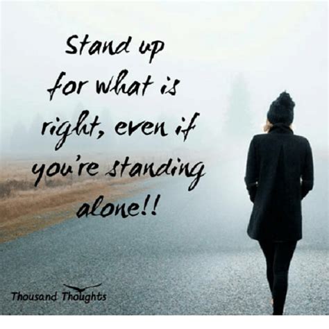 Standing Alone With God Quotes Shortquotescc