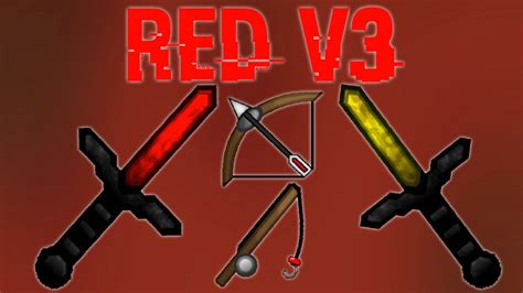 Great Looking Red Themed Pvp Texture Pack For Uhc Pvp