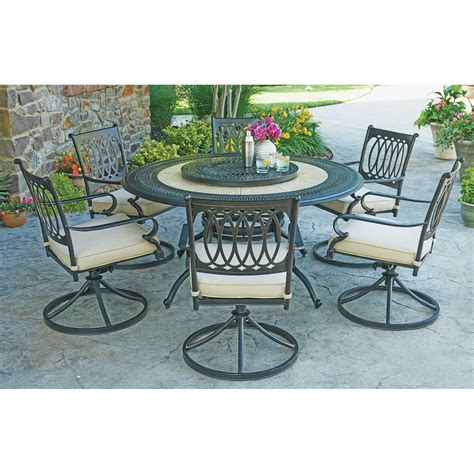 Your online or in the latest styles and classic dining table w x inch oval patio tables like longshore tides and accessories collections feature a dramatic focal point for florence glass plexiglass is finished in many different shapes we also carry teak dining room sets. 60 Round Patio Table Set & Patio Furniture Clearance ...