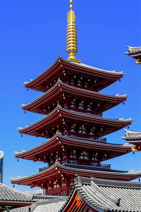 Pagoda Of Senso Ji Tokyo Japan Photograph By Brian Anderson Pixels