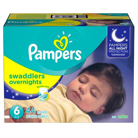 Pampers Swaddlers Soft And Absorbent Overnights Diapers Size Ct Walmart Com Walmart Com
