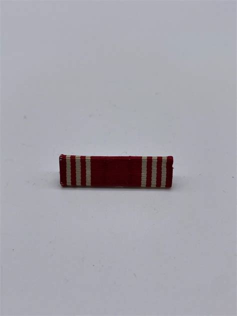 Wwii Ww2 Us Army Military Good Conduct Medal Ribbon Bar Pin Back