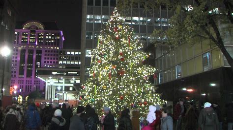 Downtown Milwaukee Lights Up In 108th Annual Christmas Tree Lighting