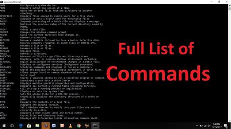 How To Get Cmd Commands List In Details In Windows 10 Youtube
