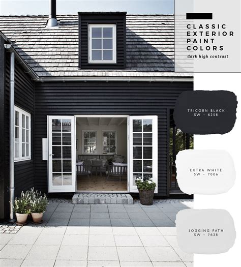 It requires lots of time and effort. Classic Exterior Paint Colors - Dark High Contrast - Room For Tuesday